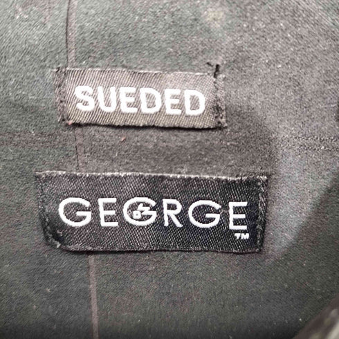 ジョージズ GEORGE スエードチェックシャツ メンズ import:L