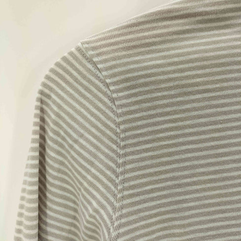 モンベル mont bell WIC.ボーダー ロングスリーブジップシャツ レディース JPN:S