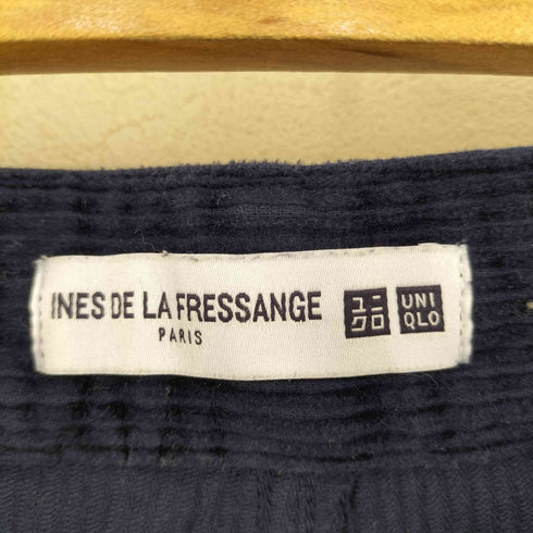 ユニクロイネスドラフレサンジュ UNIQLO INES DE LA FRESSANGE コーデュロイワイドパンツ レディース ウエスト61cm ヒップ88cm