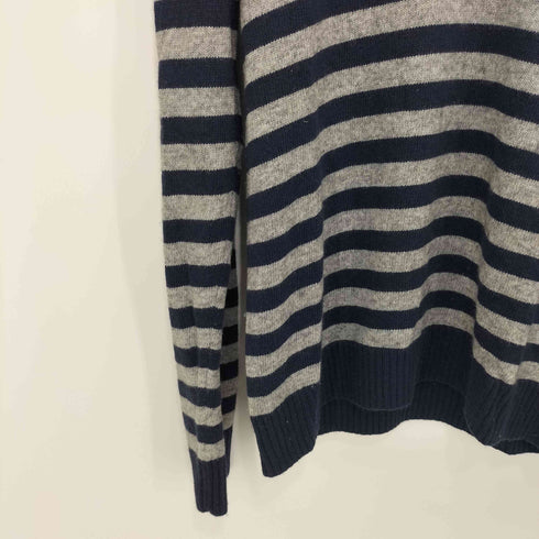 バーバリーブラックレーベル BURBERRY BLACK LABEL ホース刺繍ロゴ ボーダーニット メンズ 3