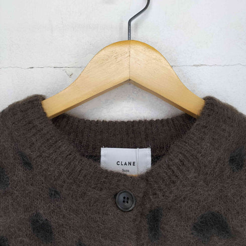 クラネ CLANE CLANE MOHAIR LOOSE KNIT CARDIGAN レディース JPN:1