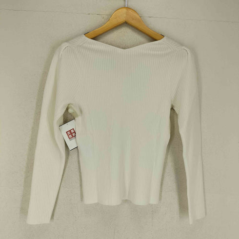 ピンキーアンドダイアン Pinky&Dianne 24SS カーブネックリブニットトップス レディース JPN:38