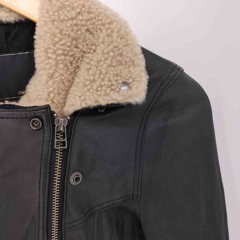 アバハウスドゥヴィネット abahouse devinette ラムレザー シングル ライダースジャケット レディース