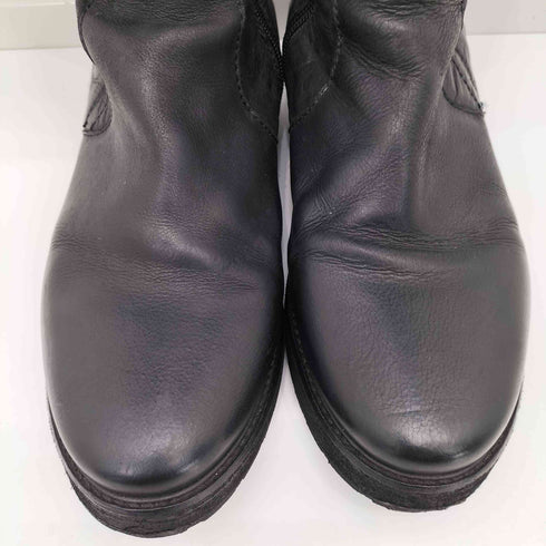 BRUNO PREMI サイドジップ レザー ロングブーツ メンズ EUR:40 JPN:25cm相当