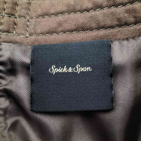 スピックアンドスパン Spick and Span ビーバーメルトンラペーズスカート レディース