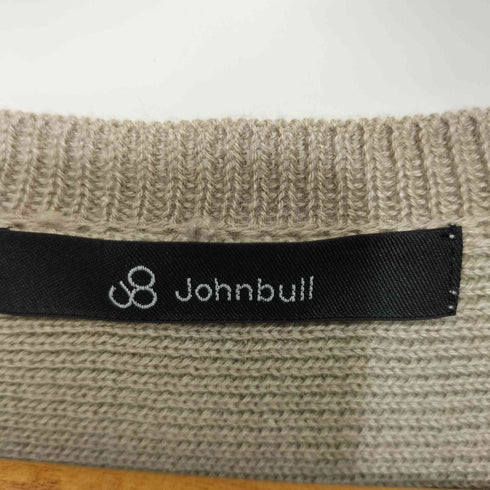 ジョンブル Johnbull リネン混 デザインカーディガン メンズ L