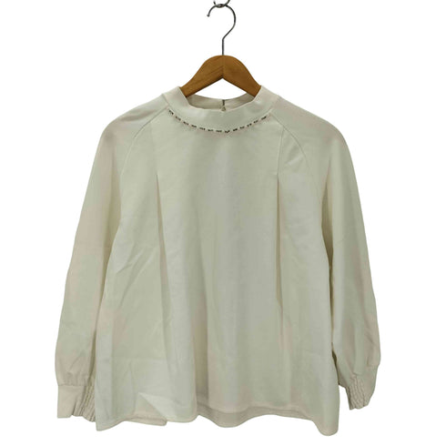 シップス SHIPS ビジューネックタックカットソー レディース ONE SIZE