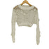 ザラ ZARA 花モチーフ 編み込みニット レディース JPN:M