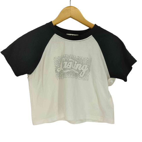 3.3 FIELD TRIP ライトストーンラグランミニS/S TEE レディース
