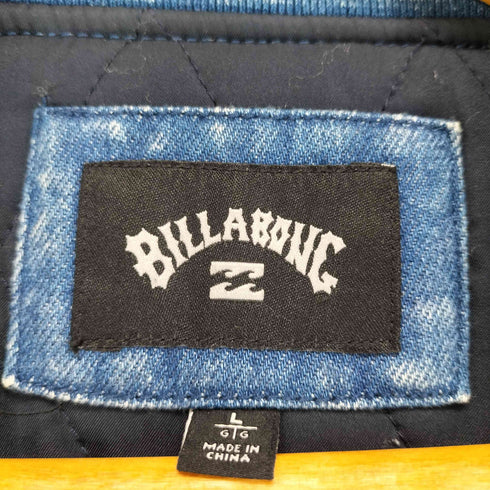 ビラボン BILLABONG 22AW 刺繍デニム中綿スタジャン メンズ JPN:L