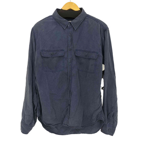 アールエイチシーロンハーマン RHC Ron Herman USED加工 テンセル ミリタリーシャツ メンズ import:L
