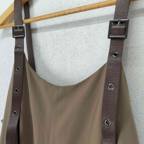 ミエット miette キャミレザージャンプスーツ レディース FREE