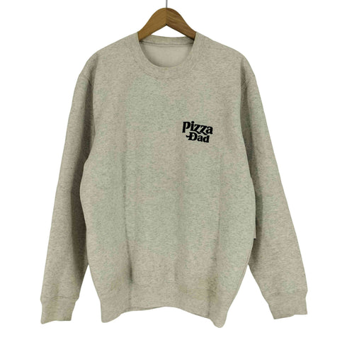 PIZZA DAD SWEAT プリント クルーネック スウェット メンズ
