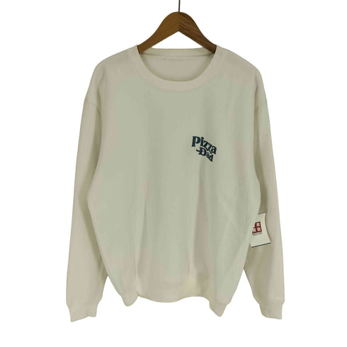 PIZZA DAD SWEAT プリント クルーネック スウェット メンズ