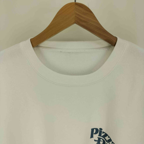 PIZZA DAD SWEAT プリント クルーネック スウェット メンズ