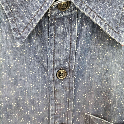 デニムアンドサプライ ラルフローレン DENIM & SUPPLY RALPH LAUREN 総柄デニムシャツ メンズ S