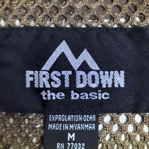 ファーストダウン FIRST DOWN the basic メッシュ フィッシングベスト メンズ import:M