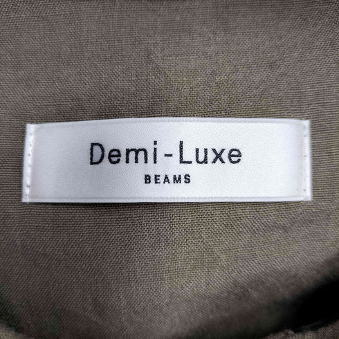 デミルクスビームス Demi-Luxe BEAMS ポケット付 シャツワンピース レディース ONE SIZE