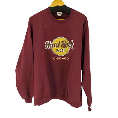 ハードロックホテル Hard rock HOTEL フロント刺繍クルーネックスウェット メンズ import:XL