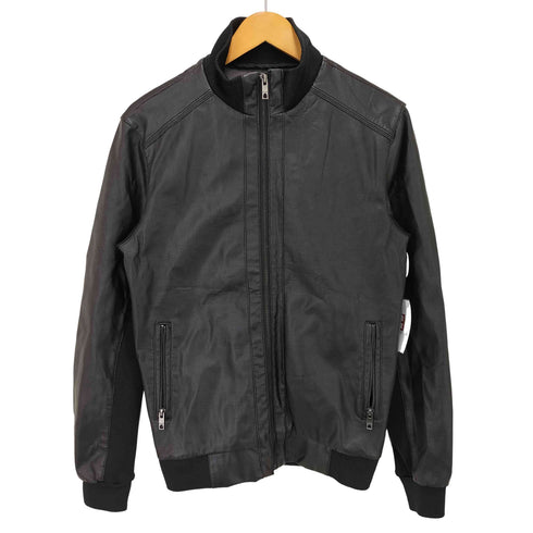 ザラ ZARA フェイクレザージャケット メンズ 38