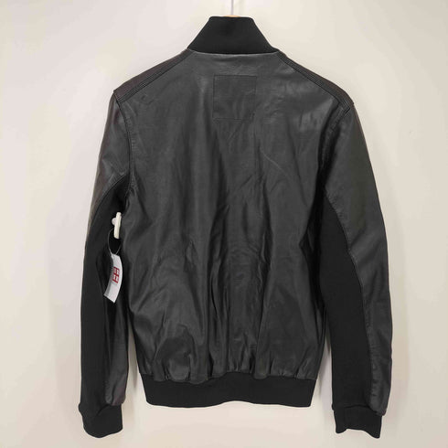 ザラ ZARA フェイクレザージャケット メンズ 38