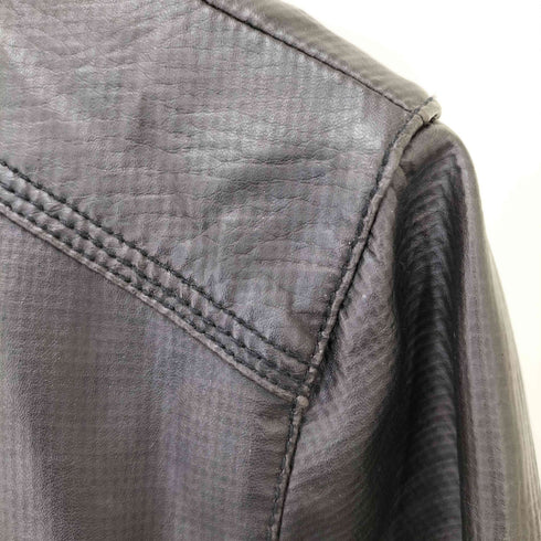 ザラ ZARA フェイクレザージャケット メンズ 38