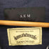 エーケイエム AKM WORLDWORKERS SANFORIZED ボーダージップアップパーカー メンズ S