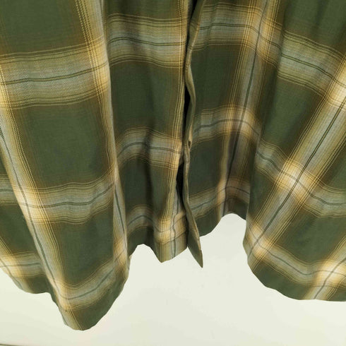 ゴーゴーニーゴーギャラリー 5525Gallery NEL CHECK SHIRT オーバーサイズ オンブレ チェックシャツ メンズ JPN:L