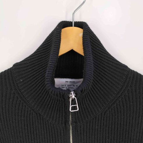 ザラ ZARA ORIGINS ドライバーズニット ジップアップニットカーディガン メンズ import:M