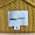 エマクローズ EMMA CLOTHES 5G畦編みボリュームニット ルーズカーディガン メンズ JPN:L