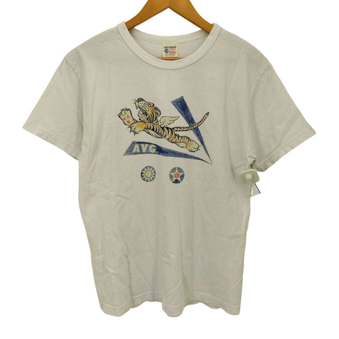 バズリクソンズ BUZZ RICKSONS タイガープリントS/S TEE メンズ M