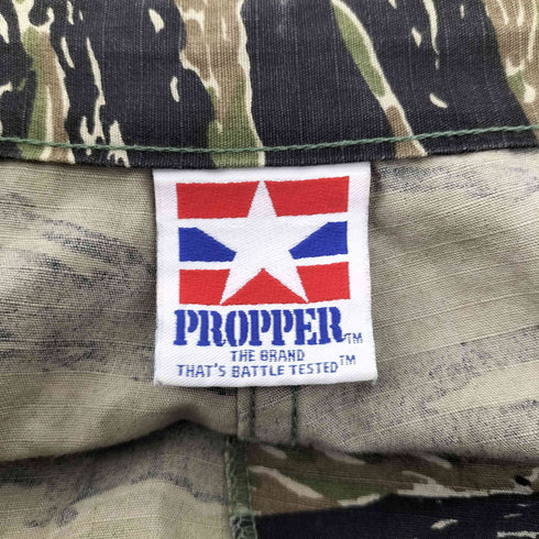 プロッパー PROPPER 90S タイガーカモ リップストップ カットオフ カーゴ ジョーツ メンズ