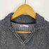 ザラ ZARA 裏地ストライプ ニット スキッパー ポロシャツ メンズ import:M