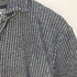 ザラ ZARA 裏地ストライプ ニット スキッパー ポロシャツ メンズ import:M