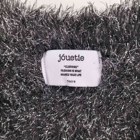ジュエティ jouetie 24AW ラメシャギー Vネック カーディガン レディース JPN:M