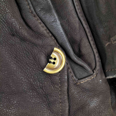 ディーゼル DIESEL レザージャケット ヌバック メンズ JPN:XL