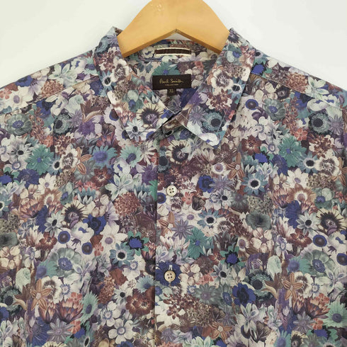 ポールスミスコレクション Paul Smith COLLECTION イングリッシュ ガーデン フローラル プリントシャツ メンズ import:XL