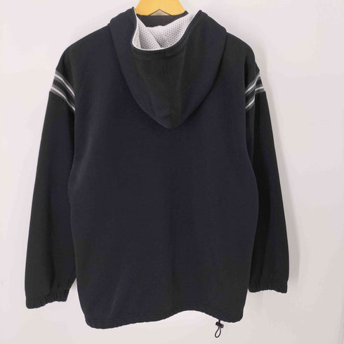 ヒルフィガー HILFIGER 90S 00S リブ切替 フード付き ジャケット 裾ドローコード メンズ JPN:L