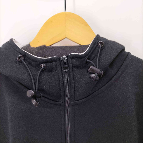 ヒルフィガー HILFIGER 90S 00S リブ切替 フード付き ジャケット 裾ドローコード メンズ JPN:L