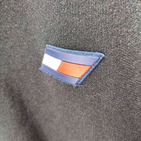ヒルフィガー HILFIGER 90S 00S リブ切替 フード付き ジャケット 裾ドローコード メンズ JPN:L