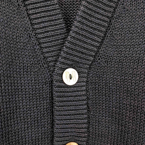 ダックスロンドン DAKS LONDON Vネック コットンカーディガン メンズ M