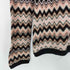 ミッソーニ MISSONI イタリア製 波打ち柄 Uネックニット レディース