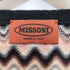 ミッソーニ MISSONI イタリア製 波打ち柄 Uネックニット レディース