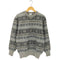 ダックスロンドン DAKS LONDON 総柄 フェアアイル アルパカ混 クルーネック ニット メンズ L