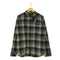 ヒステリックグラマー HYSTERIC GLAMOUR ウールブレンド コットン 比翼 ジップアップ ネルチェックシャツ メンズ JPN:L
