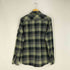 ヒステリックグラマー HYSTERIC GLAMOUR ウールブレンド コットン 比翼 ジップアップ ネルチェックシャツ メンズ JPN:L