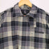 ヒステリックグラマー HYSTERIC GLAMOUR ウールブレンド コットン 比翼 ジップアップ ネルチェックシャツ メンズ JPN:L