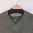 ポロバイラルフローレン Polo by RALPH LAUREN 90s エルボーパッチ アクリルリネン混コットンVネックニット メンズ import:XL