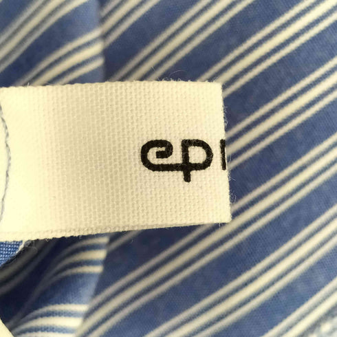 エプノック epnok ストライプ ビックシルエット ショートスリーブ シャツ メンズ JPN:L