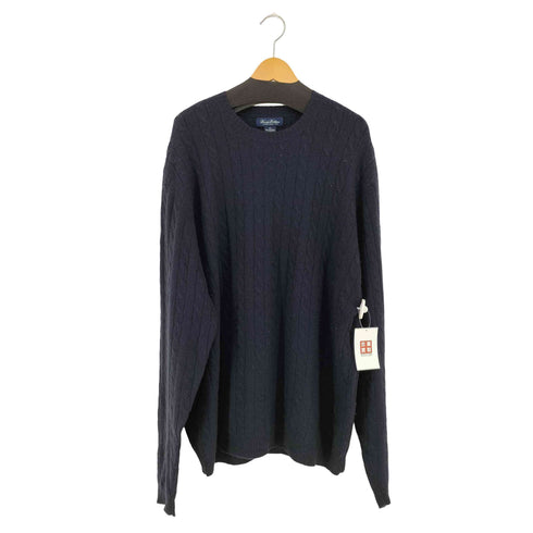 ブルックスブラザーズ BROOKS BROTHERS ラムウールカシミア ケーブルニット メンズ import:XXL